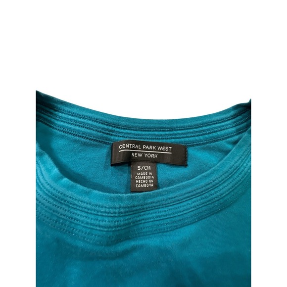 Central Park‎ West Blouse Women's Long Sleeve Pullover Shirt  Size Small Green - Picture 2 of 6